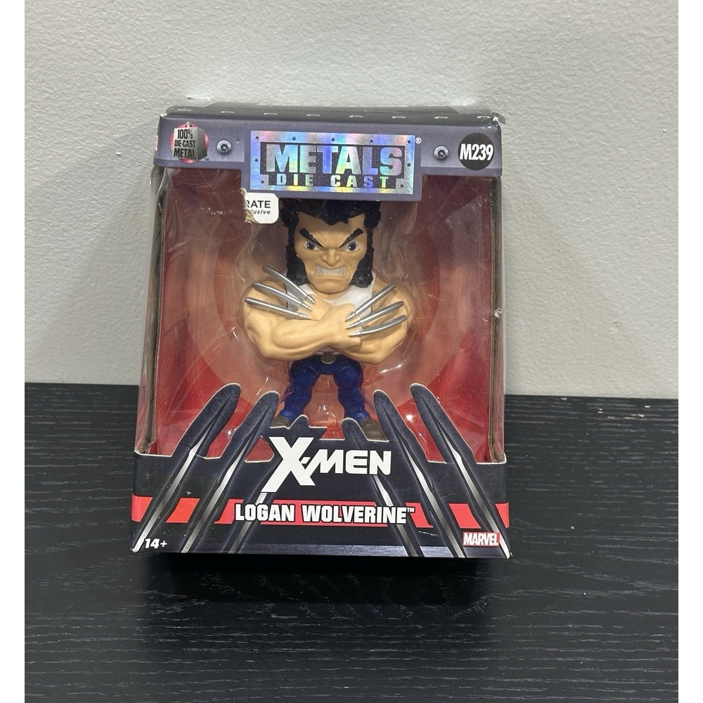 Marvel Logan Wolverine M239 X-Men Jada Metals Die Cast Loot New Package Damaged